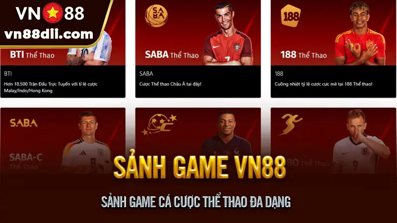 Sảnh Game Cá Cược Thể Thao Đa Dạng