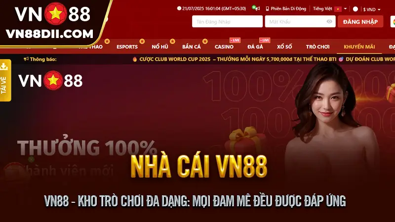 VN88 - Kho Trò Chơi Đa Dạng: Mọi Đam Mê Đều Được Đáp Ứng